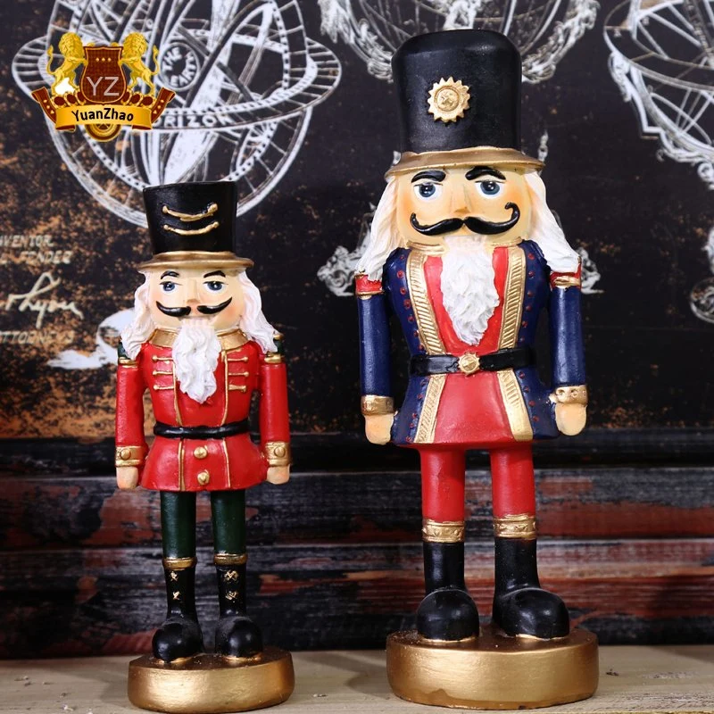 Original Factory Direct Supply Customized Size Resin Fiberglass Nutcracker Soldiers for Christmas Decoration