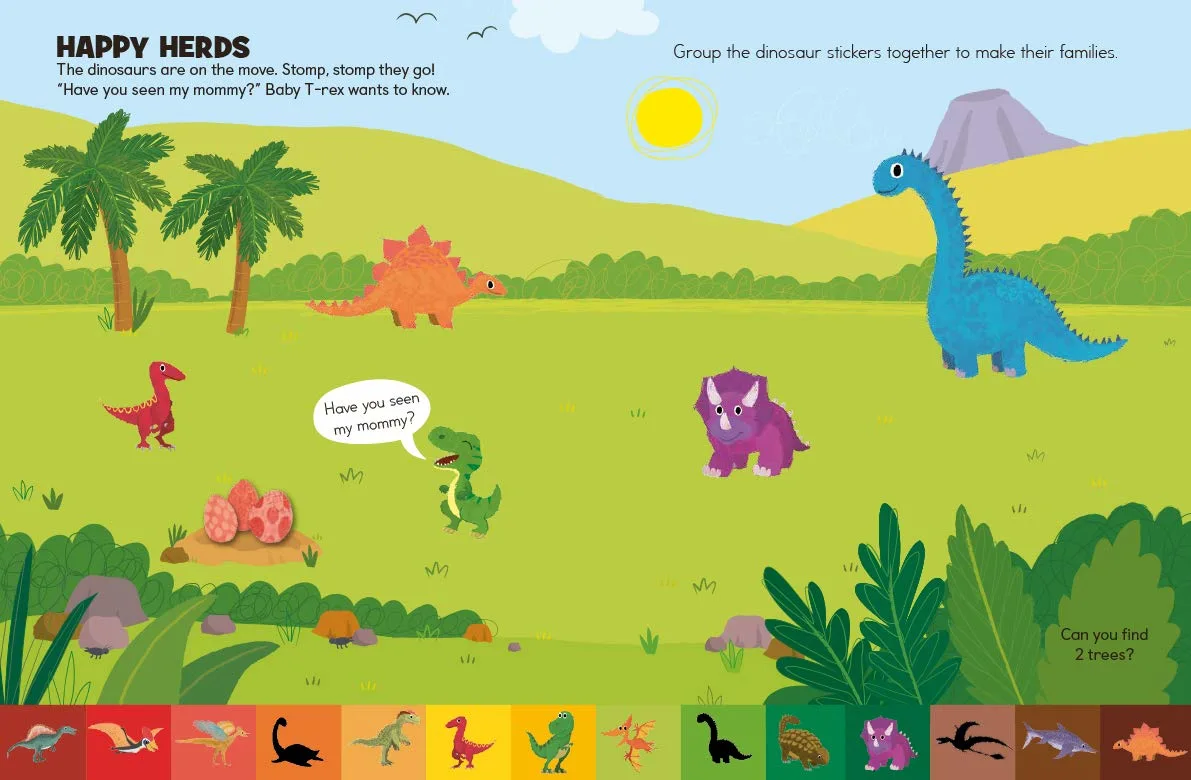 Hight Quality Customized a Busy Sticker Activity Book of Dinosaurs Printing for Kids