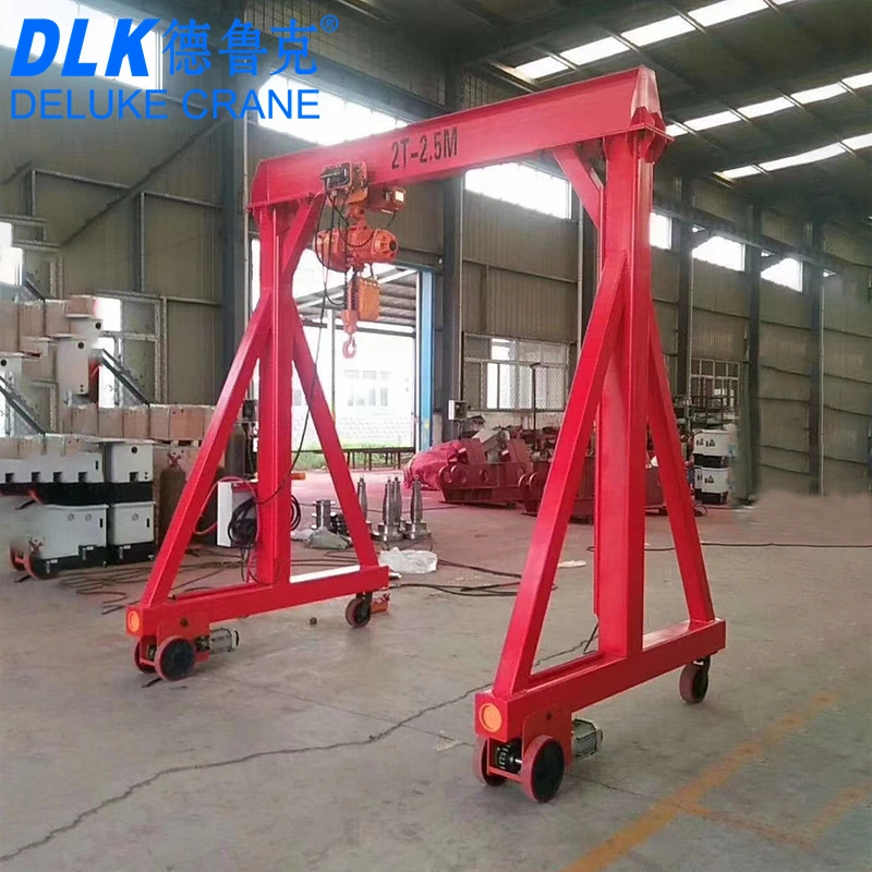 Supply Electric Gantry Mobile Lifting Hand-Push Trackless Small Gantry Simple Light Gantry