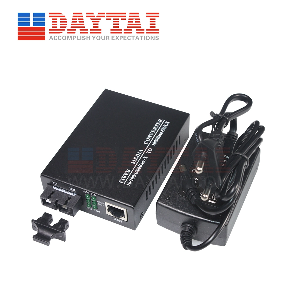 Single Mode Dual Fiber 1000Mbps Media Converter for 120km Distance