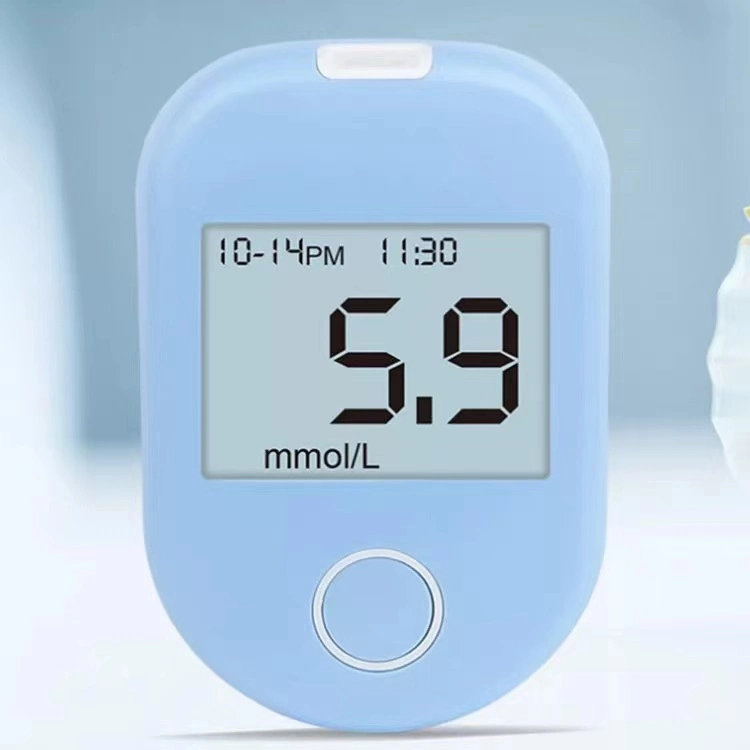 Глюкоза монитор Glucometer измерителем уровня глюкозы в крови Glucometer с помощью полосок для проверки