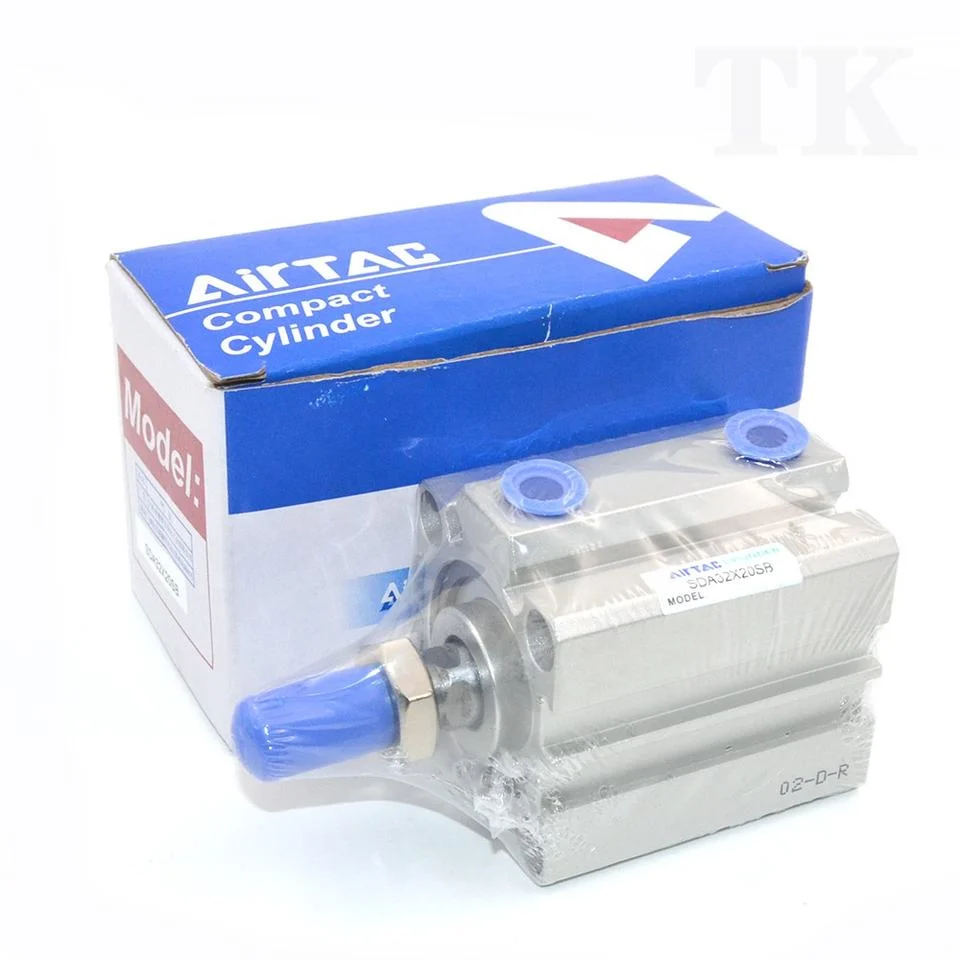 Airtac Acq20 Series Acq20X5X10X15X20X25X30X40X50X60X75sb Pneumatic Air Compact Cylinder