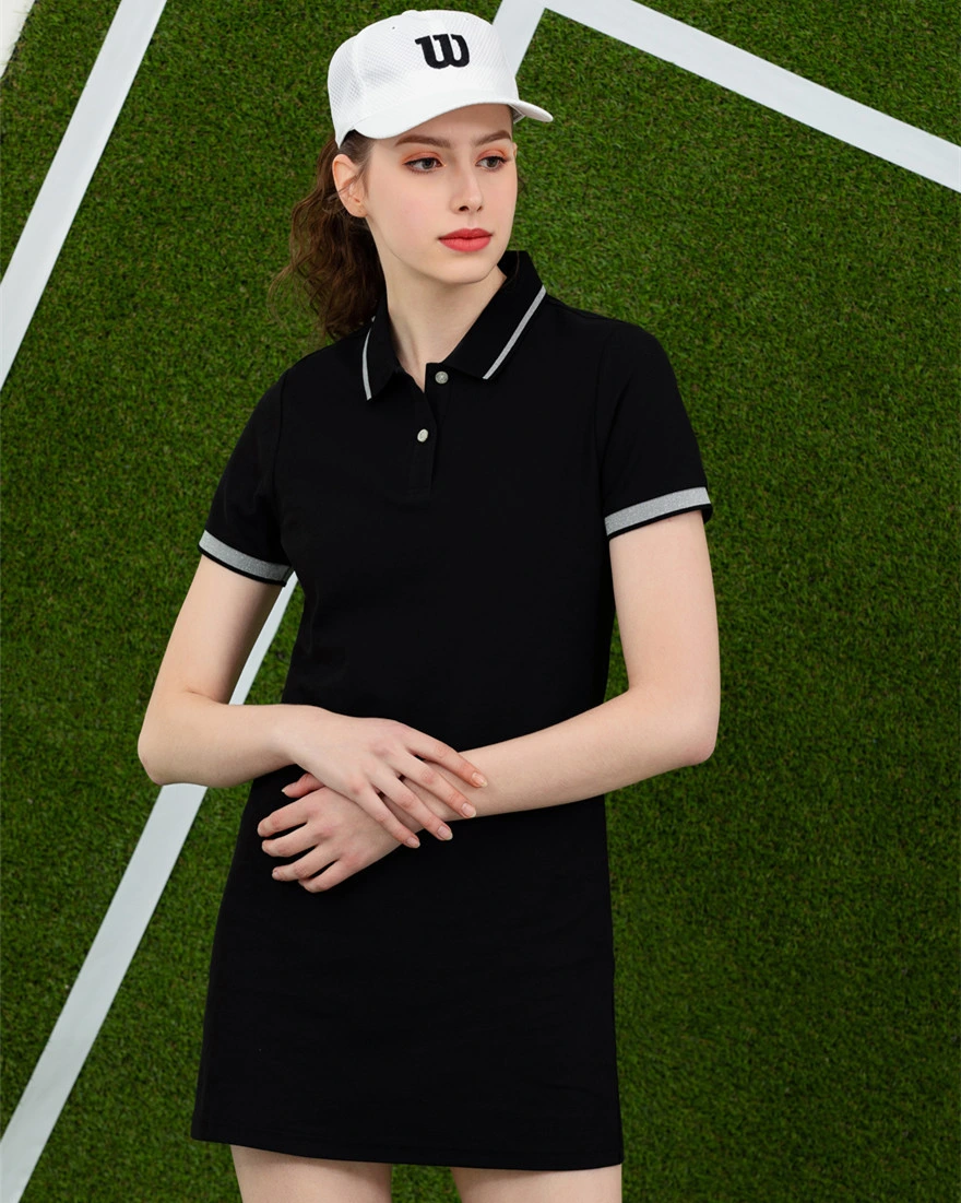 Factory Customized Summer Short Sleeve Team Uniform Work Polo Skirt Cheap Price