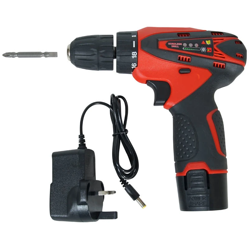 Doz Double Speed Electric Screwdriver Drill Set Power Tools Cordless Impact Drill Set