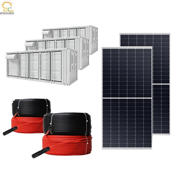 Industrial Lithium Battery Power Supply Energy Renewable off Grid Solar Container System