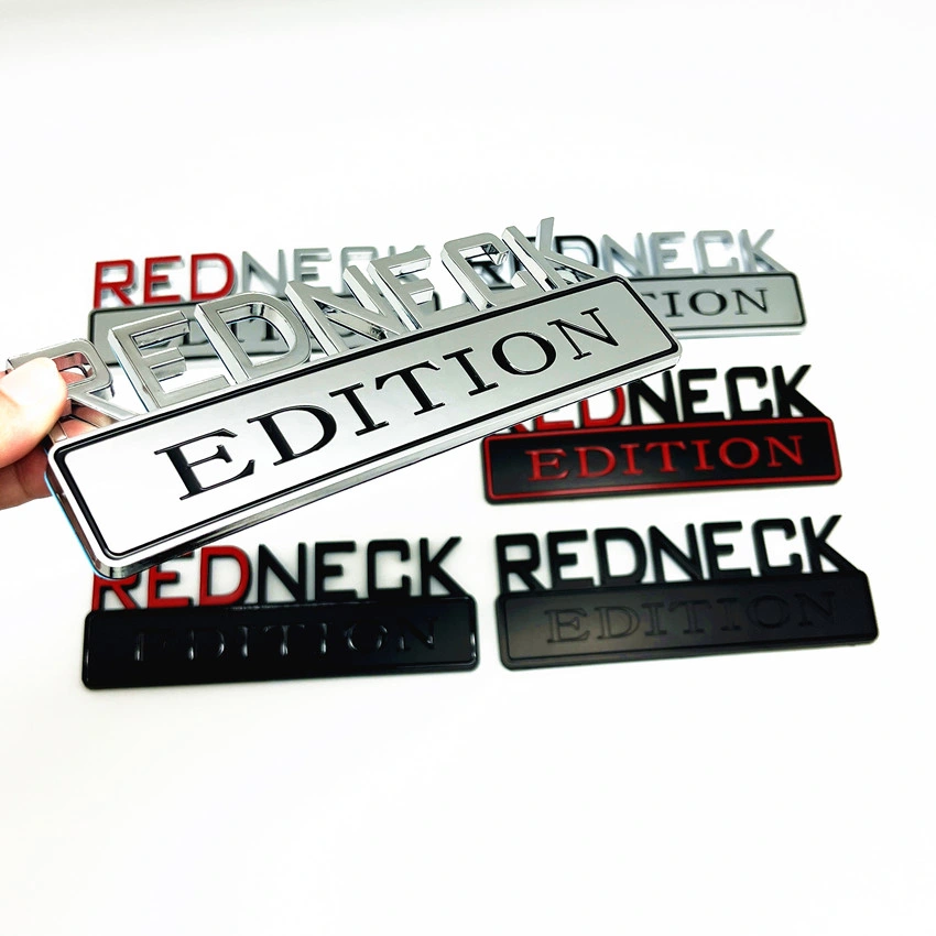 Factory Wholesale Custom Logo OEM Redneck Edition Emblem Emblem Badge Decal Car Truck - Redneck