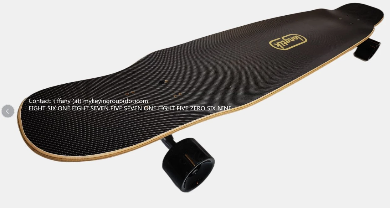 2023 Vente à chaud Sports extérieurs terrasse en bois d'érable Skateboard électrique