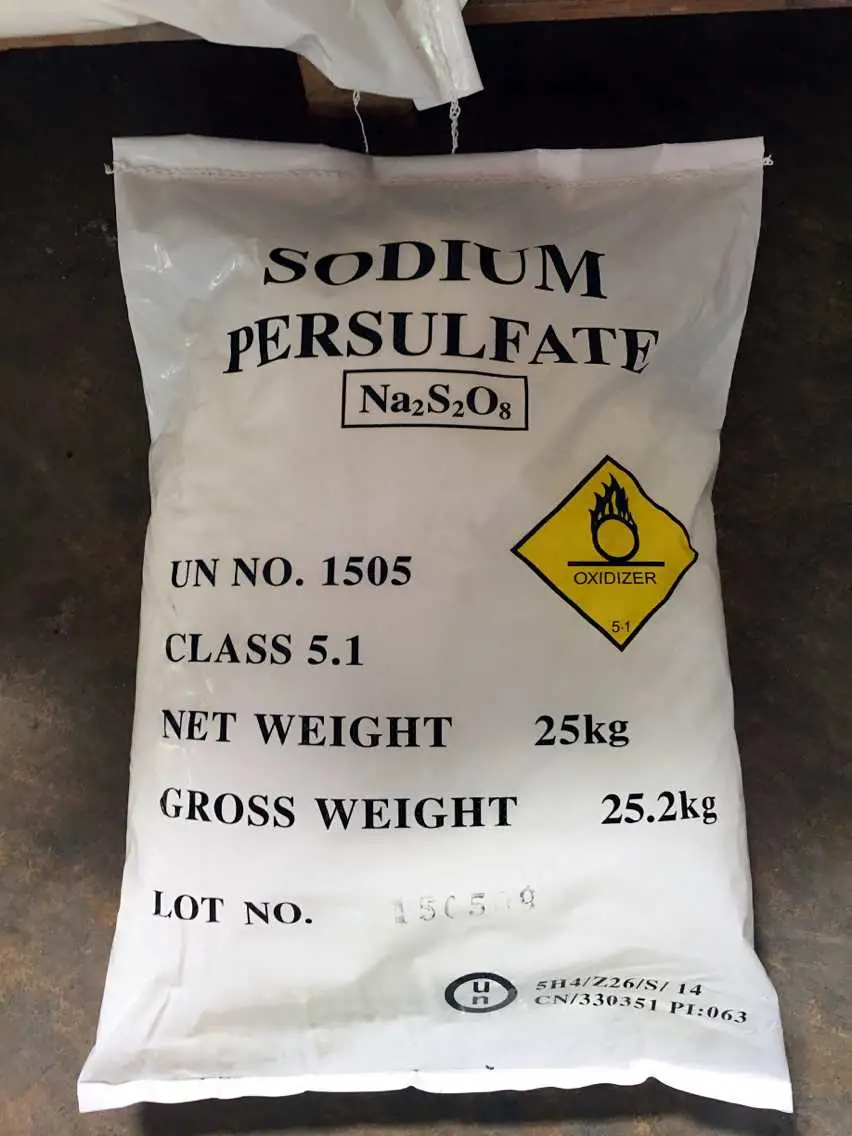 Top Quality Sodium Persulfate 99% CAS No. 7775-27-1