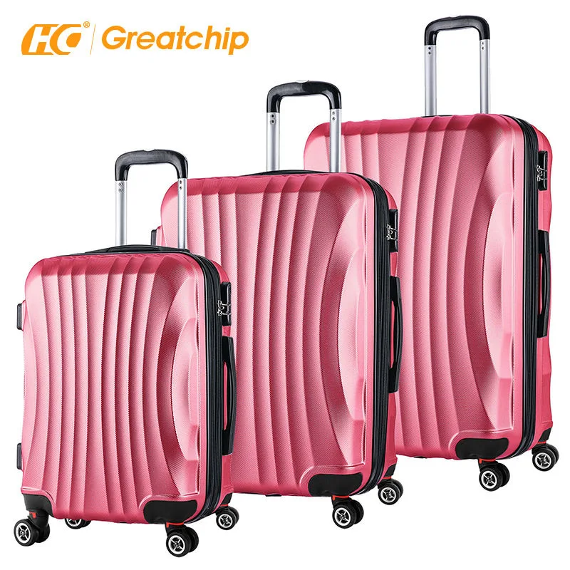 New Model Factory Wholesale/Supplier Spinner Wheels 3PCS Sets Suitcase Bag Trolley Luggage for Travel