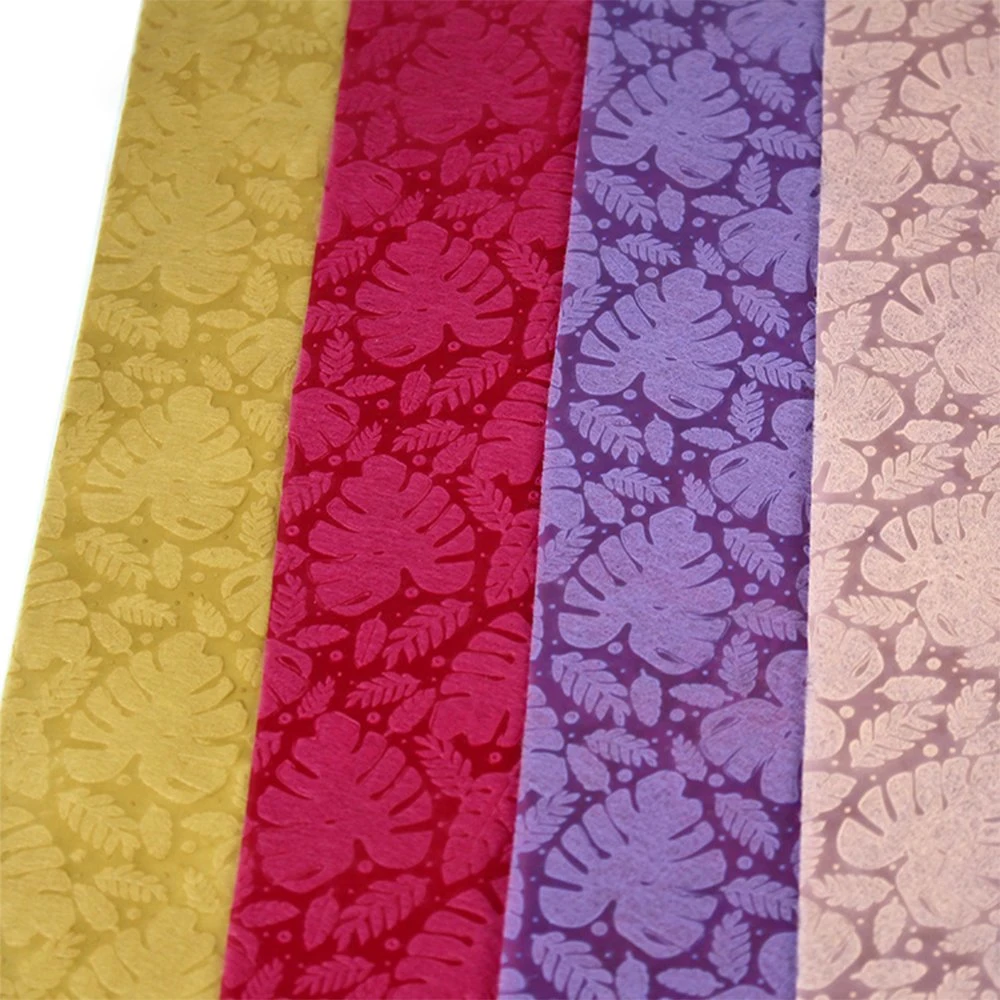 Factory Cheaper Rose Flower Wrapping Paper No-Woven Material 53*58cm