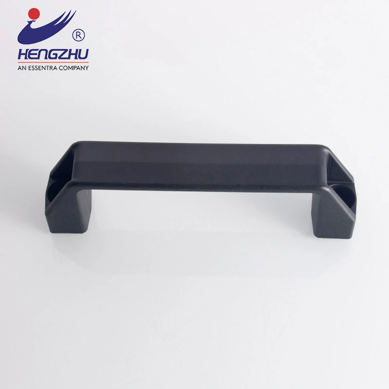 U Shape Handle Pl036 Black Door Knobs Cabinet Plastic Handle