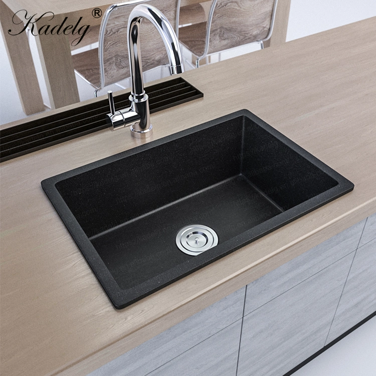 Quartz OEM/ODM Grey Color Kitchen Washing Kitchen Basin