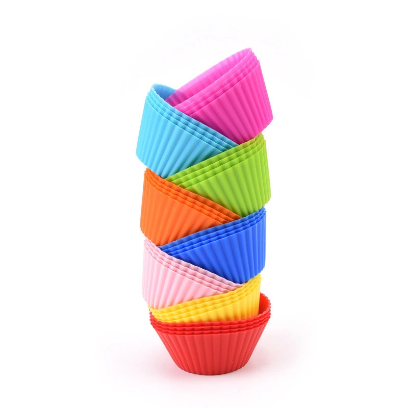 Low MOQ Silicone Muffin Cupcake Liners Baking Cups/Cup Cake Molds Cake Cases