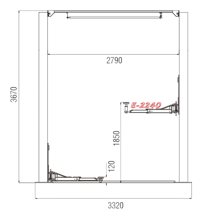 Vico Automotive Vechile Reparatur Reifen Shop Service Center Lift