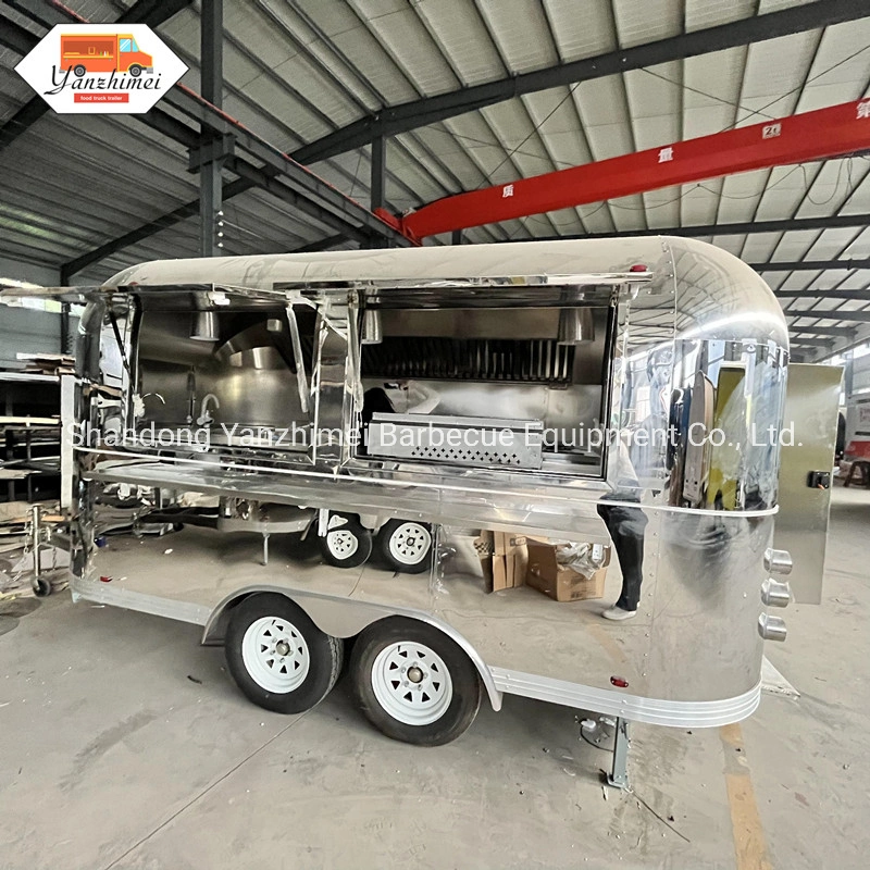 مركبة ثلج كريم سريعة طعام مقطورة Airstream Food Truck لـ أوكازيون