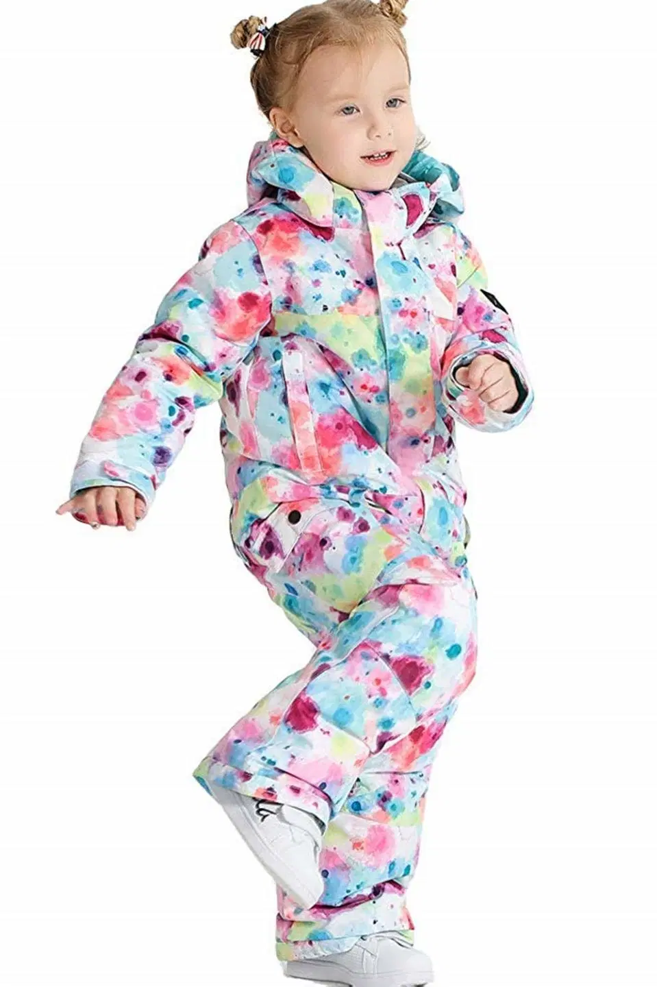 Kids Jumpsuits Snowboard Coats One Piece Ski Suits Jackets Waterproof Winter Warm Jumpsuits