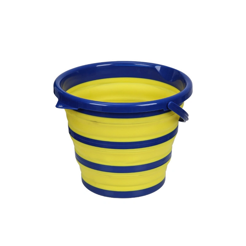 Portable PE Silicone Folding Bucket