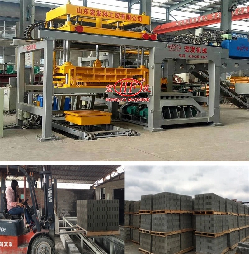 Fully Automatic Concrete Block Making Machine Pallet Free Soil Block Machine Non Pallet Cement Block Making Machine Good Price