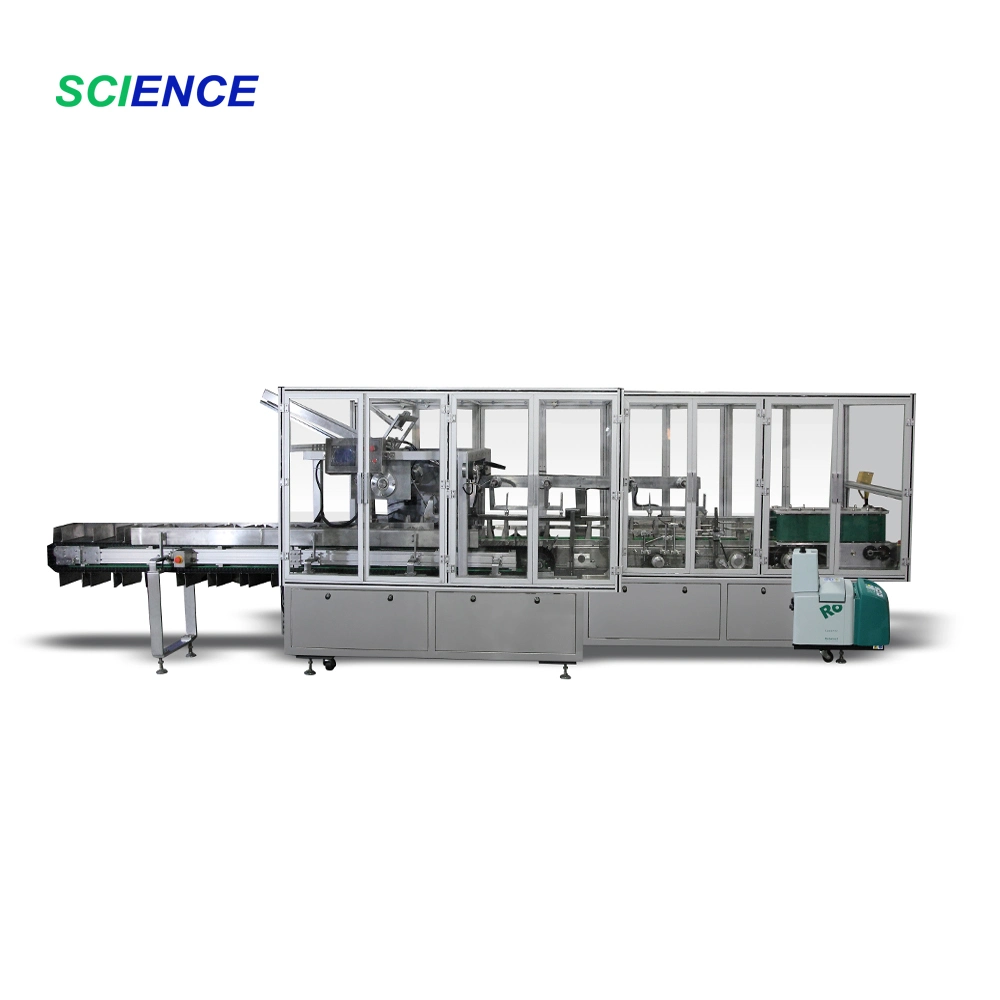 Automatic Sachet Pouch Bag Doypack Cartoning Box Packing Machine