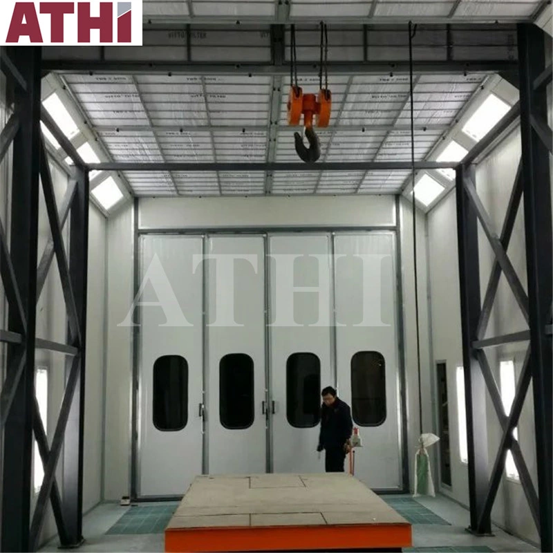 Automatic and Manual Type Sand Blasting Booth Spray Painting Booth Drying Room Complete Production Line