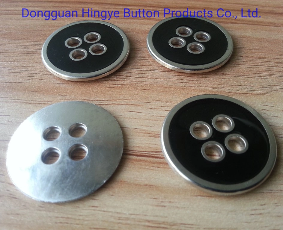 Fancy Zinc Alloy Metal Enamelled Sewing Holes Button