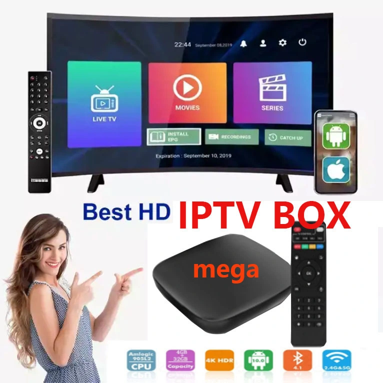 IPTV Android TV Box XXX IPTV Suscripción mejor panel de Italia Crédito IPTV