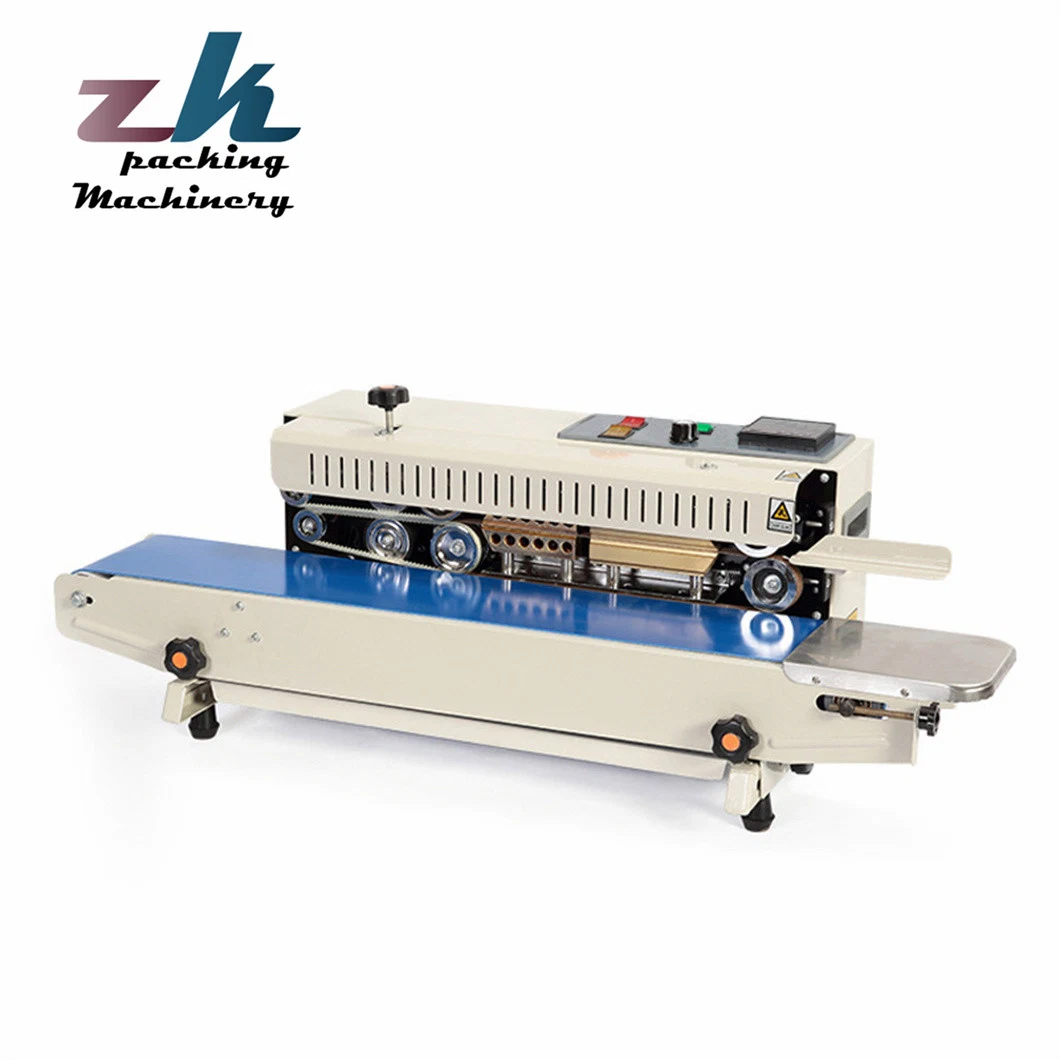 Automatic Sealing Machine Bag Sealer Continuous Band Plastic for PP PVC Foil Bag Beverage Food Packaging