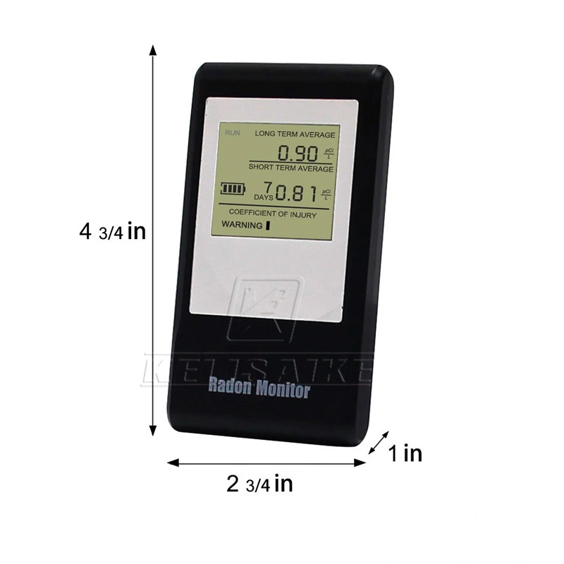 Smart Home Radon Detector Radon Sensor Radon Monitor with Rechargeable Battery