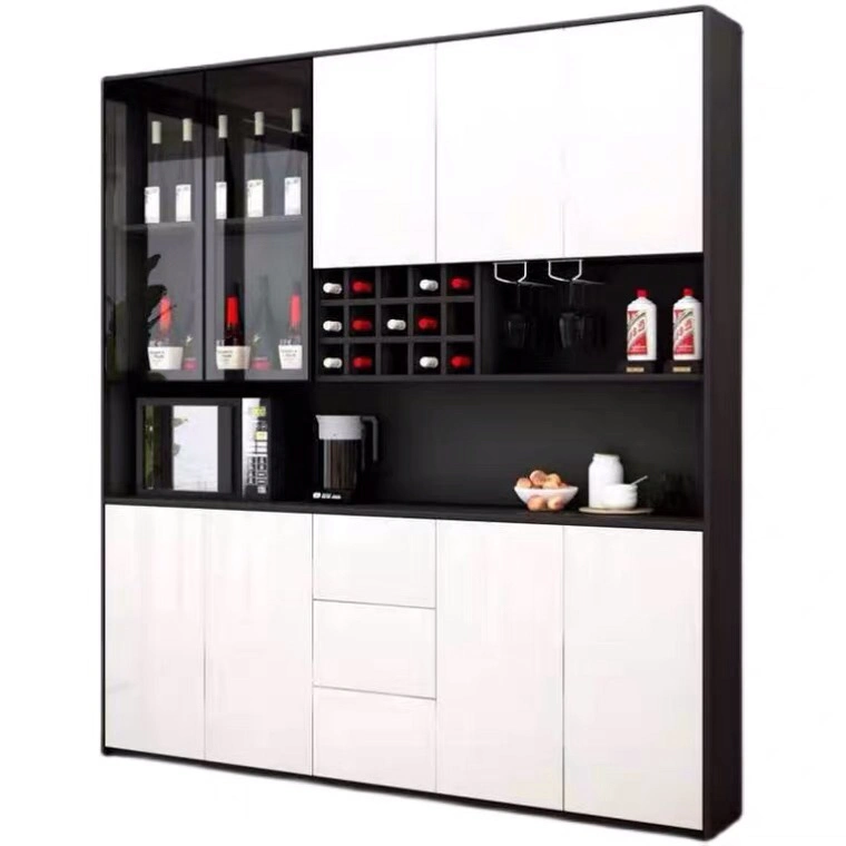 Modern Design Home Furniture Hotel with Drawer Wooden White Storage Cabinet