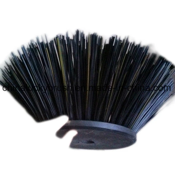 PP Material Black Round Road Brush (YY-017)