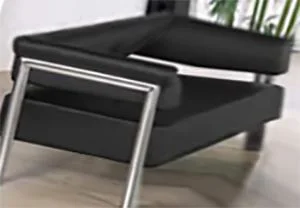 Nouveau design Zebai Foshan bureau moderne et élégant canapé en cuir canapé Commercial (ZB-F019)