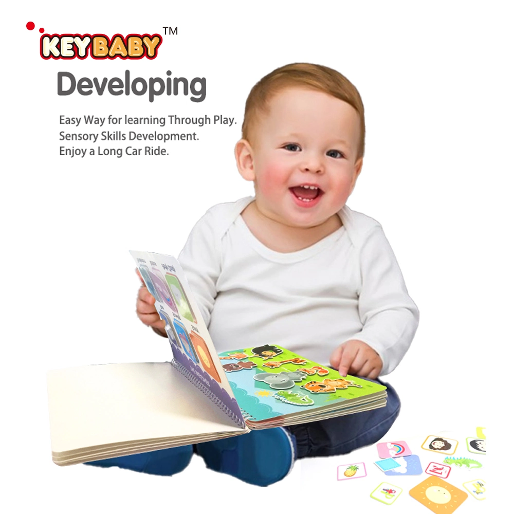 Amazon Baby Touch and Feel Board Books Sensory Children Educational Toys Activity Learning Quiet Busy Book for Kids Storybook