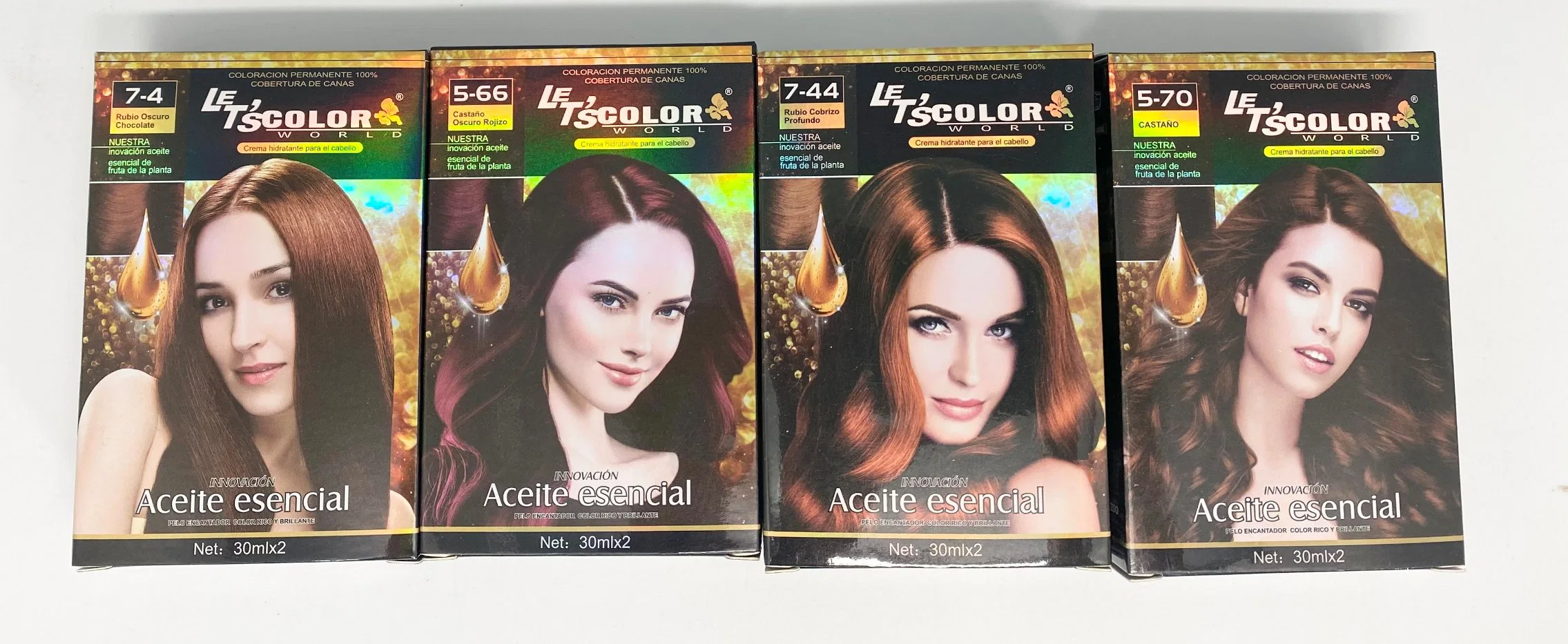 El color de pelo de hierbas naturales orgánicos Cream 100ml Color de cabello de marcas