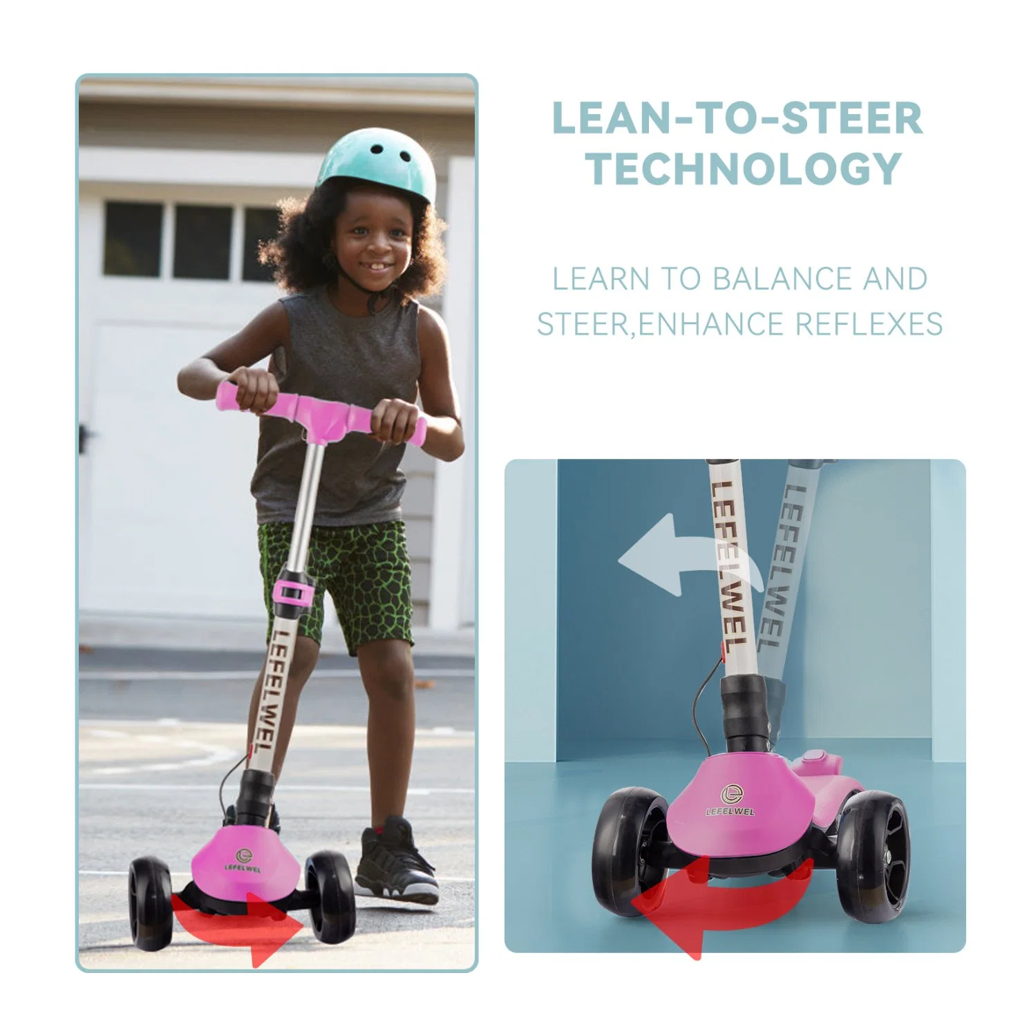 Le meilleur cadeau d'anniversaire pour les enfants de 3 roues scooter électrique Scooter électrique pour les enfants