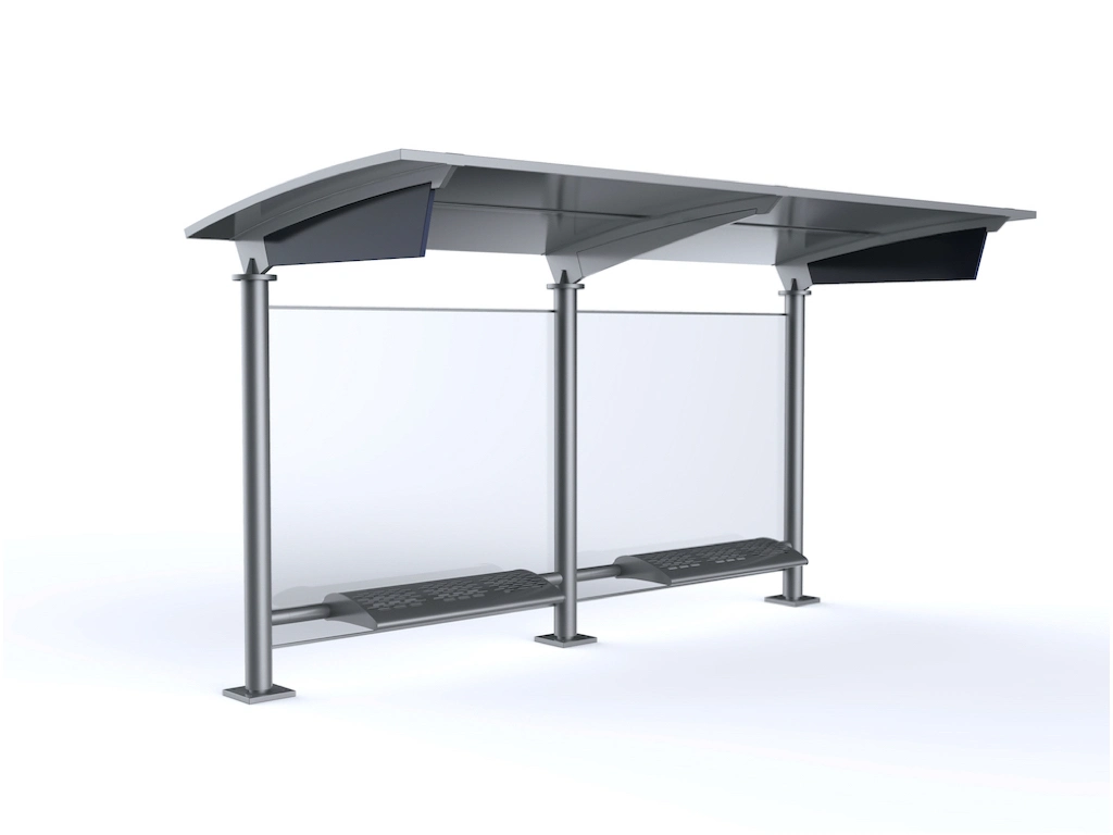 Ooh Furniture Simple Design Steel Custom Advertising Bus Stop