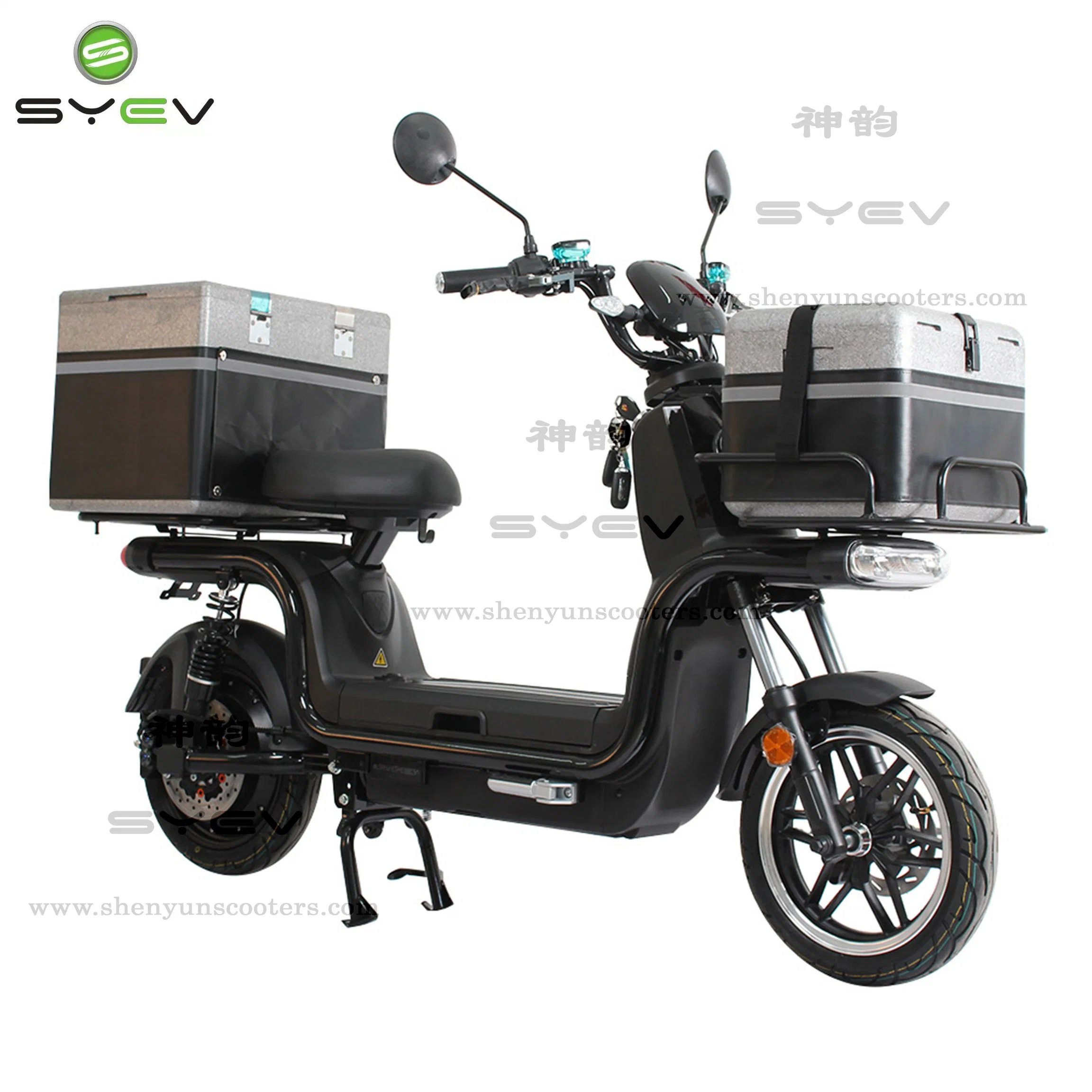 Moto électrique livraison rapide de nourriture E-Scooter Grande boîte arrière électrique Vélo de mobilité