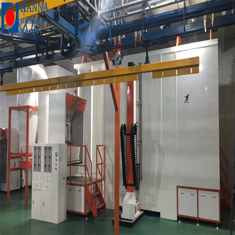 High Efficiency Powder Coating Line Manufacture with Power and Free Conveyor