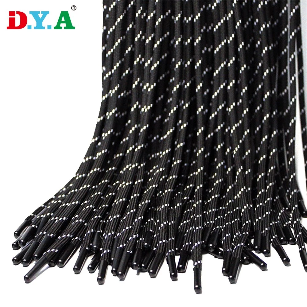 Custom 5mm DOT Jacquard Polyester Drawcord Hoody Drawstring Cord for Garment Accessroies