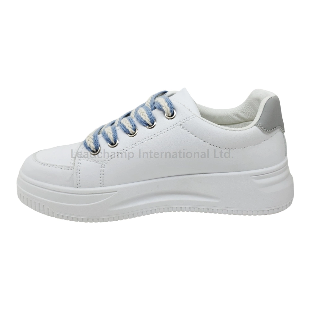 Réplicas de estilo básico Zapato de Fuerza Aérea' Blanca PU de inyección Lady Zapatillas Casual