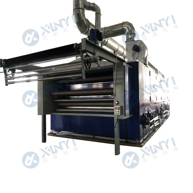 Three-Layer Tensionless Textile Fabric Drying Machine for Knit Fabrics and Woven Fabrics