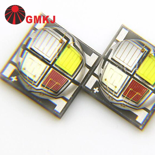 Gmkj 0,2 W de 0,5 W 3W 4W 6W 8W 10W 12W Epileds sanan de cerámica de chip de la marca 5050 3 en 1 Tricolor RGB 4 en 1 RGBW rojo verde azul amarillo blanco SMD LED chip diodo cordón