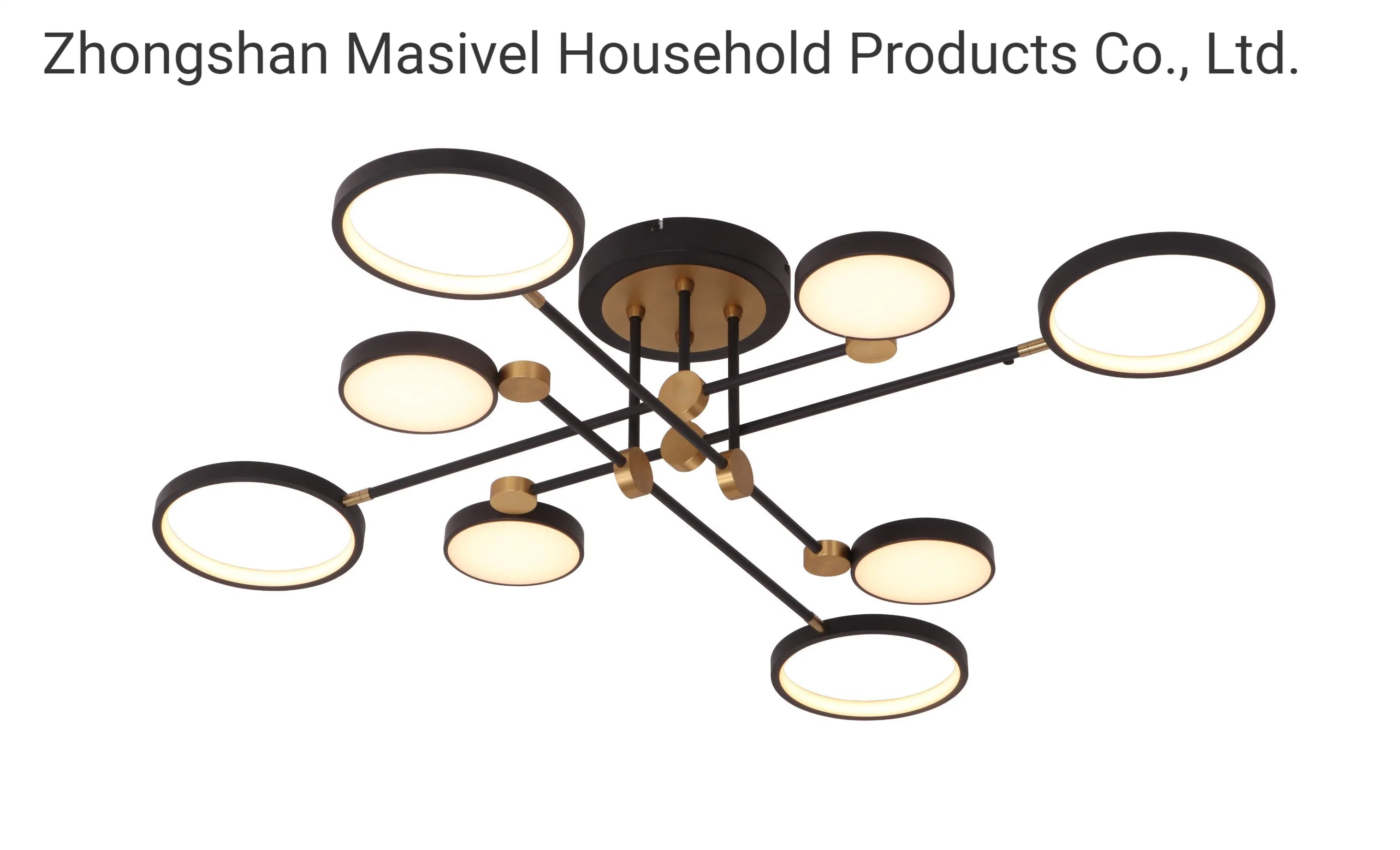 На заводе Masivel 8 главы 50Вт Светодиодные потолочные лампы современный крытый светодиодный индикатор