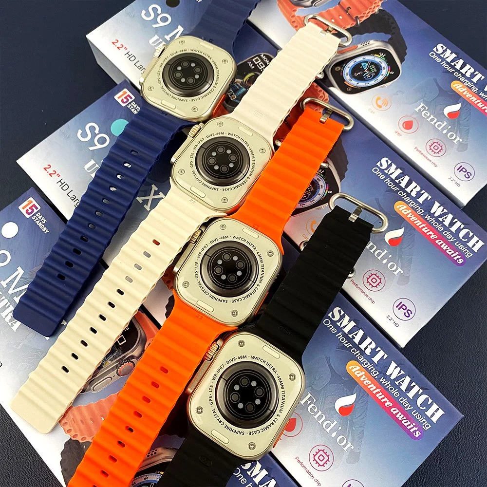 Ocean Silikon Uhrenbänder für Apple Watch Band Series Serie 8 9 Ultra 49mm 45mm 41mm Smart Watch Serie 9 S9 Max Ultra Smart Uhr