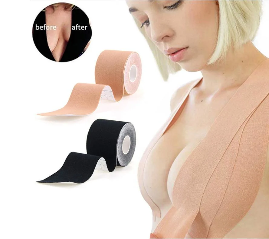 Manufacturer Nude Black Beige Body Tape Fashion Sticker Lift Breast Tape Women Adhesive Side Boob Tape