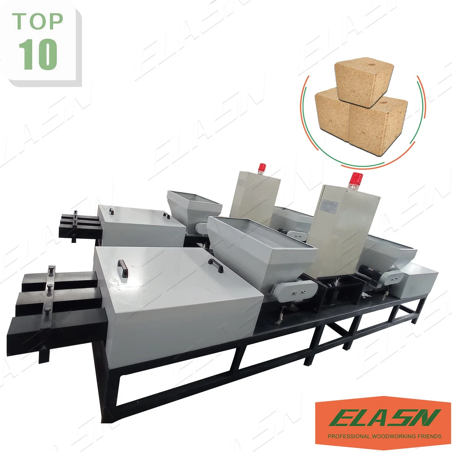 European Wood Sawdust Block Compress Machine Sawdust Pallet Block Production Line