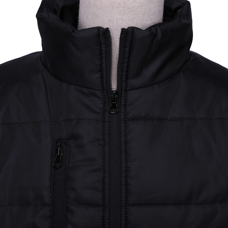 Chaqueta polar de plumón negro impermeable de 2022 de moda de invierno