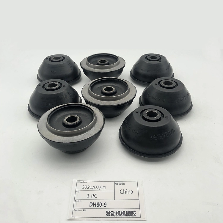 Good Quality Suitable for Excavator Accessories Excavator Parts Dh80-9 Black Engine Cushion