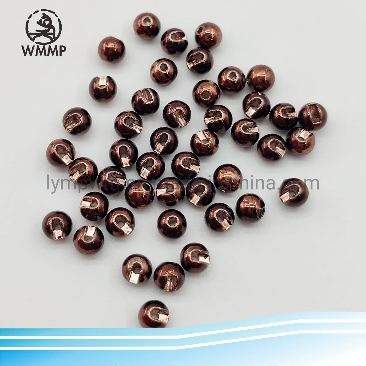 Tungsten Beads Metallic Coffee&Metallic Olive Tungsten Slotted Beads for Fishing Lure