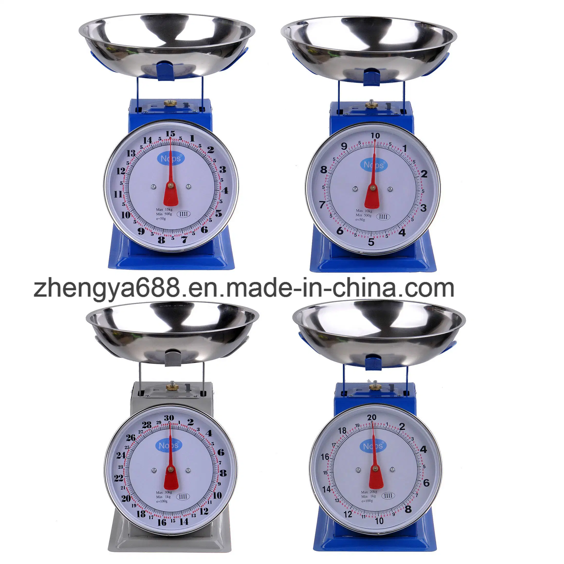 Supermarket Dedicated Stainless Steel Bowl Mechanical Fruit Vegetables Scale