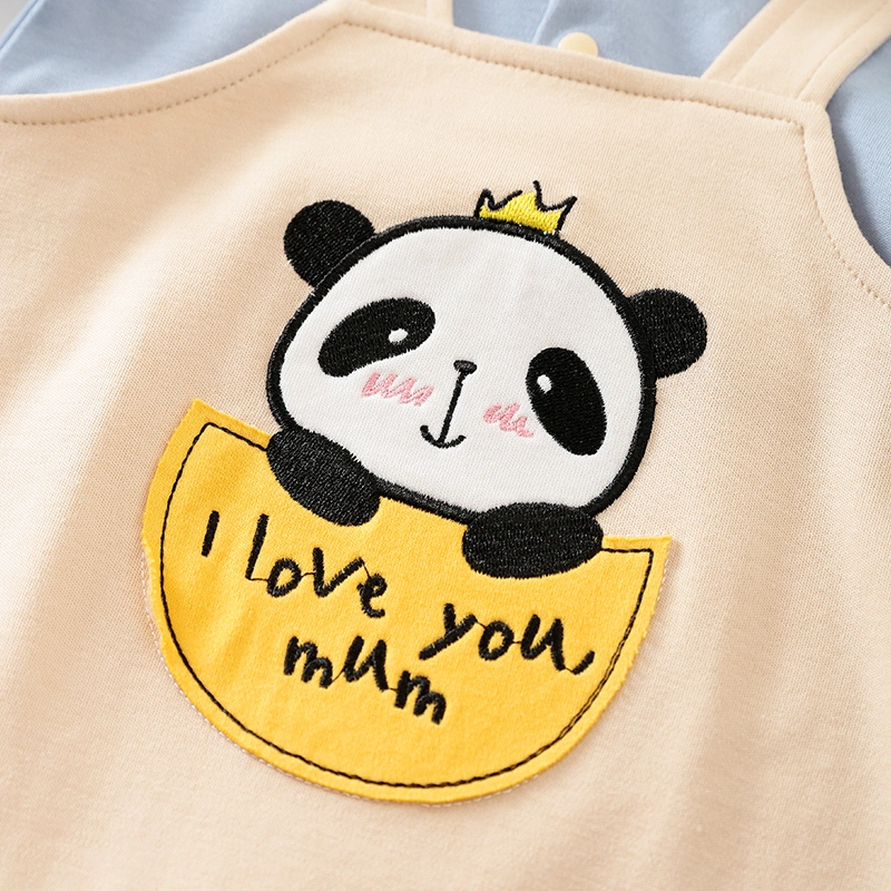 Wholesale/Supplier Newborn Baby Onesie Romper for Autumn/Spring Bear Pattern Pajama Baby Cute Fashion Clothes